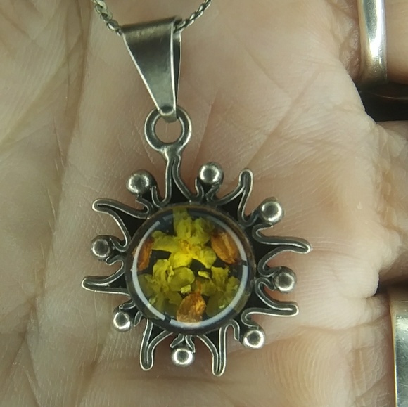 Navajo Jewelry - Taxco 3D Art Glass Pendant